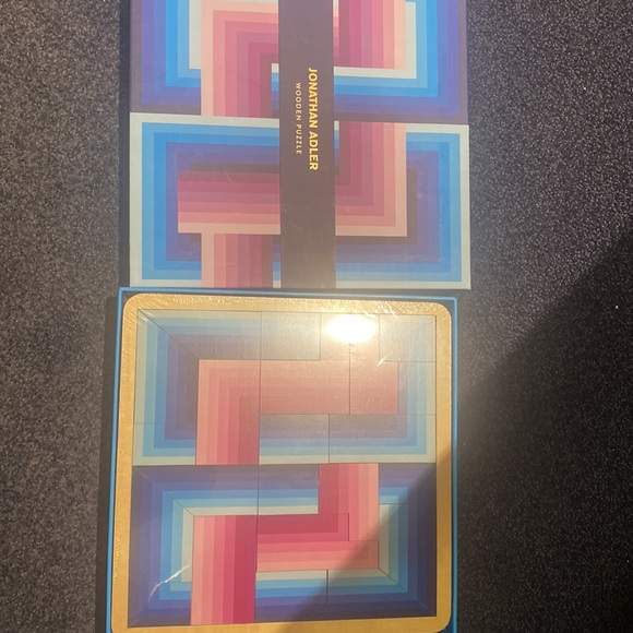 Jonathan Adler Infinity Wooden Puzzle ~ Sealed ~ New! - Picture 2 of 2